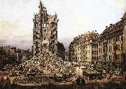 The Ruins of the Old Kreuzkirche in Dresden gfh